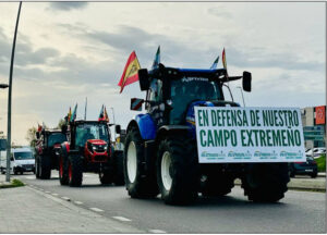 Hoy llega a Bruselas la tractorada que partió de Mérida