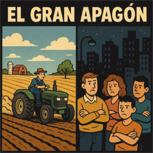 El gran apagón: mientras la ciudad se paró, el campo siguió trabajando