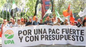 Agricultores de toda España reclaman en Madrid más presupuesto para la PAC