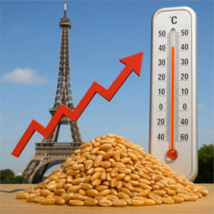 El mercado del cereal reacciona al clima con una subida del trigo en París