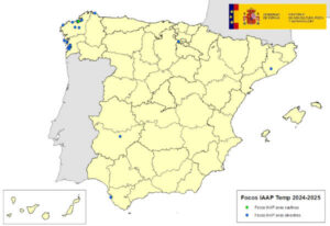 Confirmado un nuevo foco de influenza aviar H5N1 en aves silvestres en Badajoz