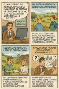 El MAPA evalúa el sistema de derechos de la PAC y su posible continuidad tras 2027
