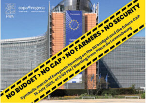 Bruselas acogerá una marcha simbólica del campo europeo en defensa de la PAC