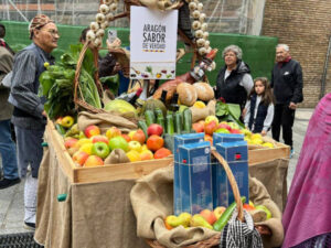 Aragón lleva sus mejores productos a la Ofrenda de Frutos del Pilar