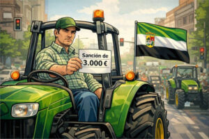 Sanciones de 3.000 € para intimidar a los agricultores, denuncia La Unión